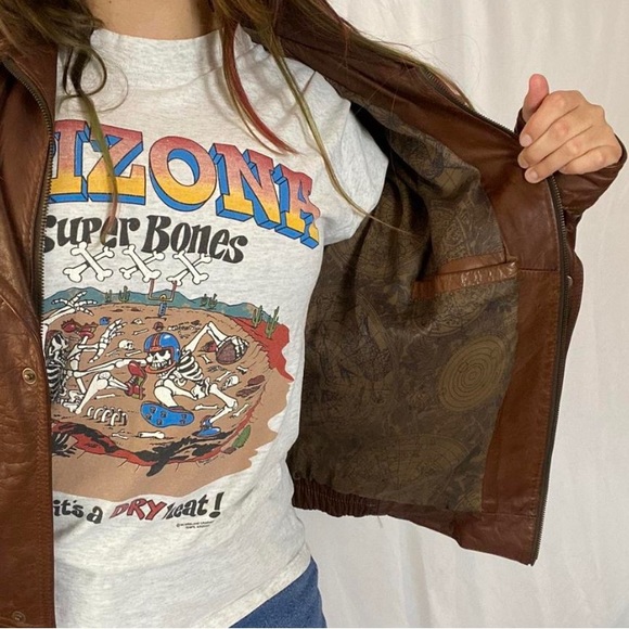 Vintage leather jacket - Picture 2 of 4